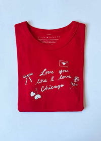 Love You Like I Love Chicago Baby Tee