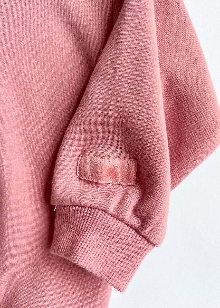 City Kid Oversized Sweatshirt - Mauve
