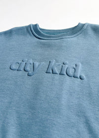 City Kid Oversized Sweatshirt - Storm