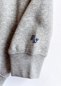 Chicago Hat Stack Crewneck - Grey