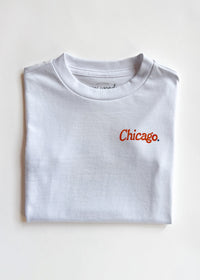 Chicago Hat Stack Toddler Tee - White