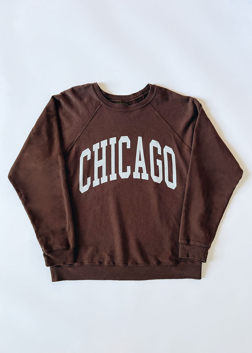 Chicago Classic Crew Sweatshirt - Vintage Chocolate