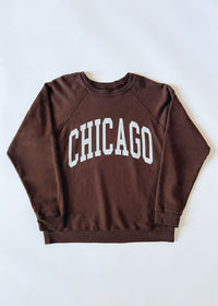 Chicago Classic Crew Sweatshirt - Vintage Chocolate
