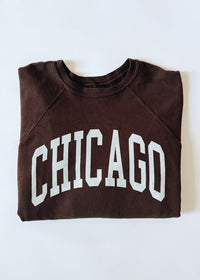 Chicago Classic Crew Sweatshirt - Vintage Chocolate