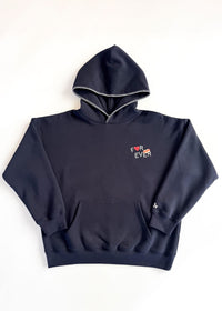 New York Forever Whipstitch Hoodie - Navy