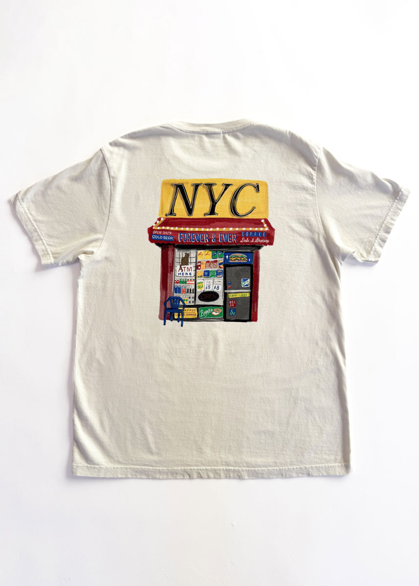 NYC Bodega Unisex Tee - Natural