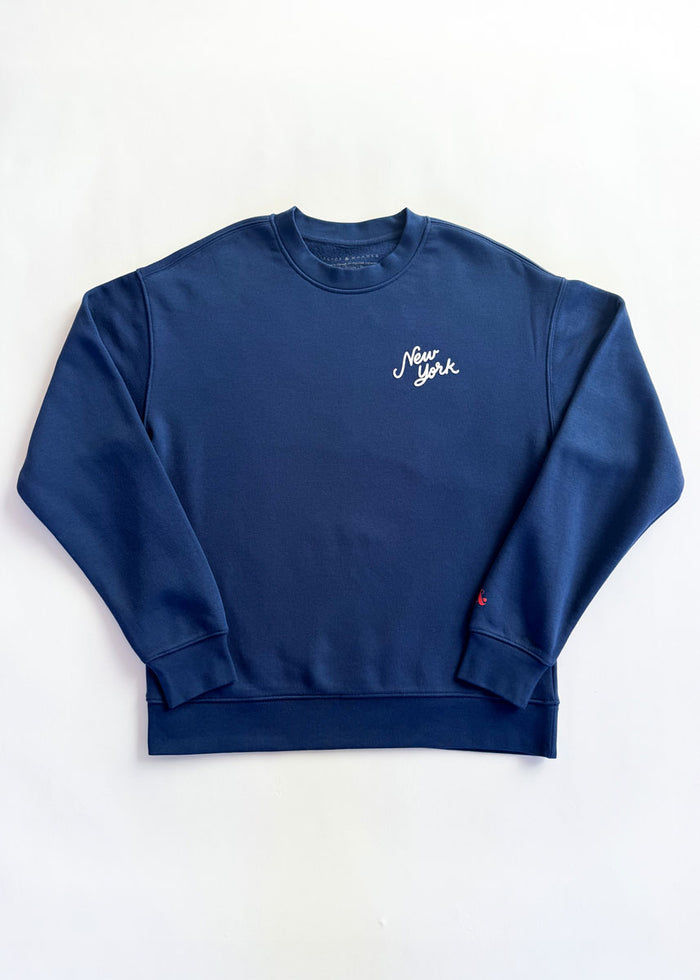 The Big Apple Crewneck - Navy