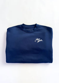 The Big Apple Crewneck - Navy