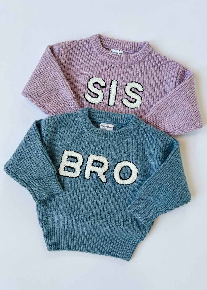 Bro Knit Sweater - Slate