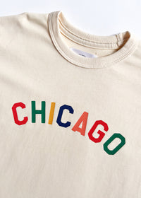 Sweet Home Chicago Oversized Tee - Multicolor