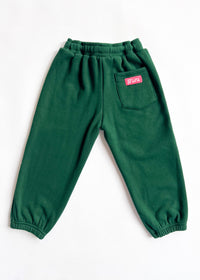Chicago Quarter Zip Sweat Set - Green & Pink