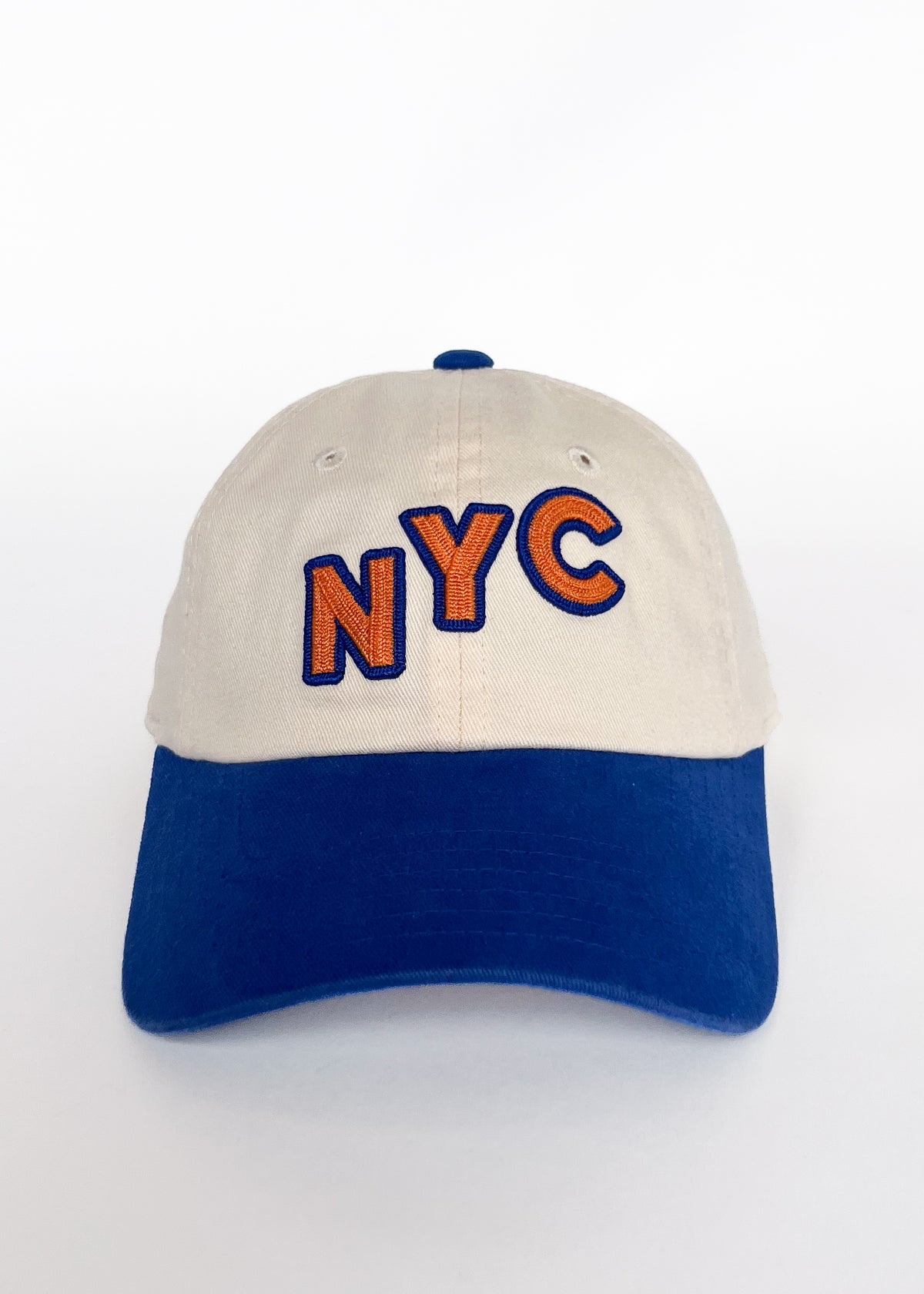 Youth New Timer NYC Baseball Cap - Blue & Orange
