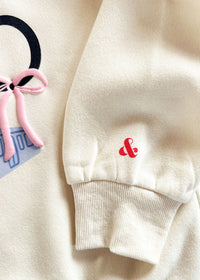 Chicago Love Mock Neck Sweatshirt - Cream