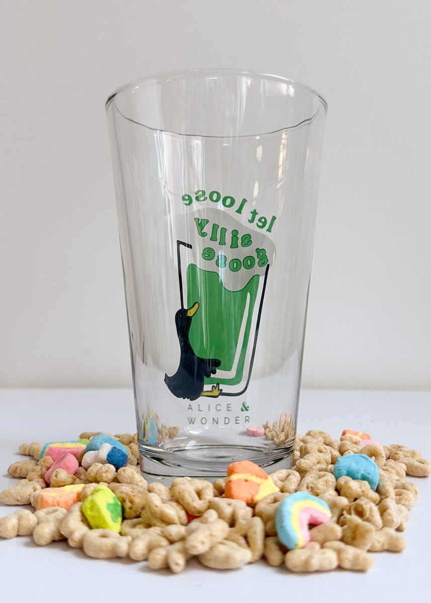 Let Loose Silly Goose Pint Glass
