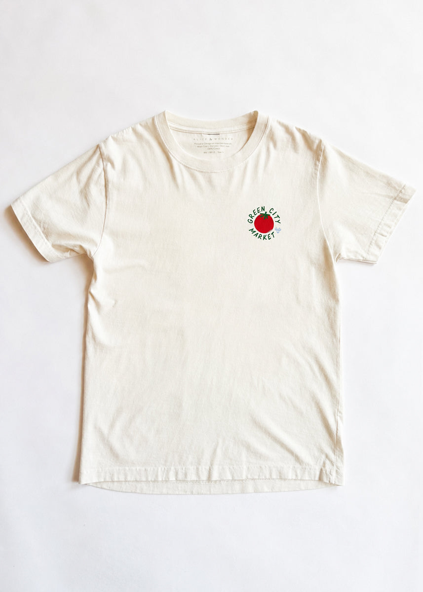 Green City Market Tomato Oversized Tee
