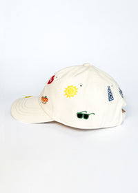 Toddler Chicago Icons Hat - Ivory