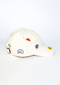 Toddler Chicago Icons Hat - Ivory