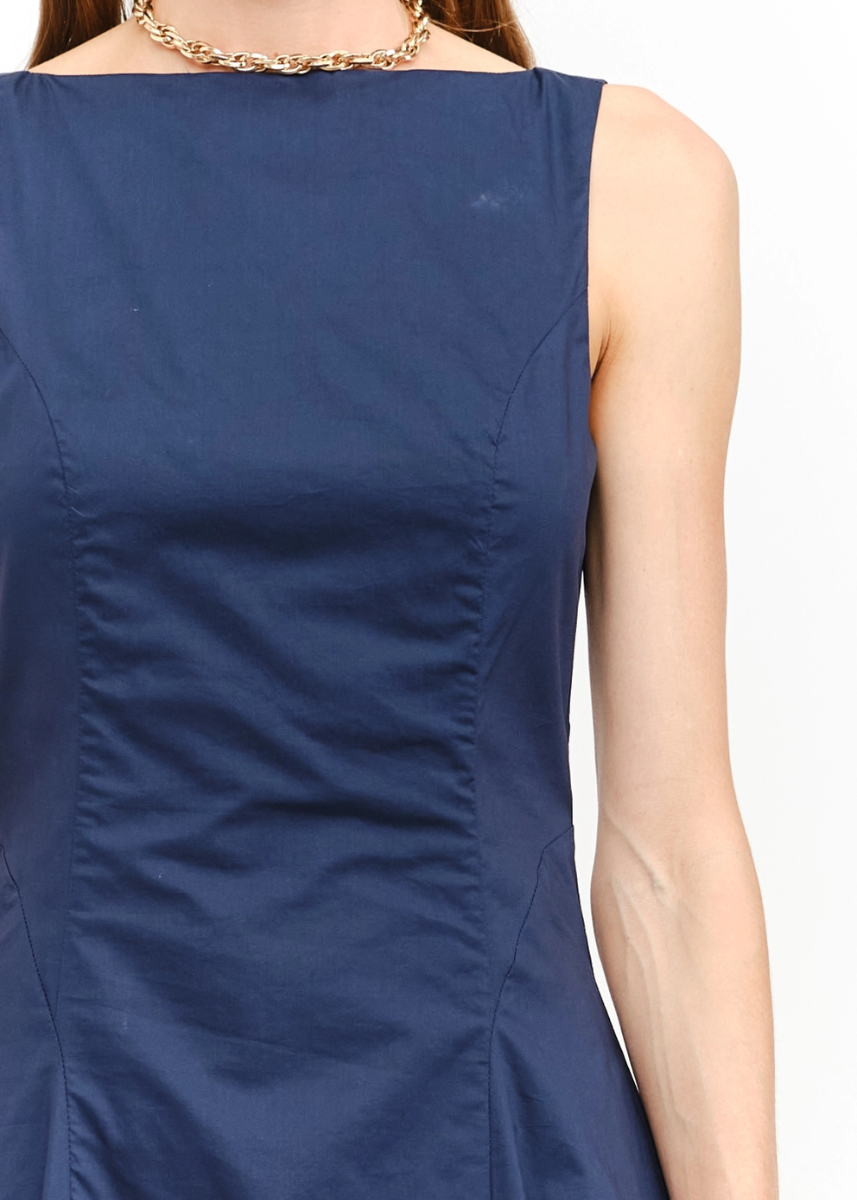 Iggy Boatneck Maxi Dress - Navy