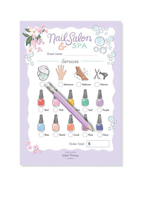 Tiny Town Play Notepad - Nail Salon & Spa