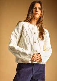 Quinn Cardigan - Cream