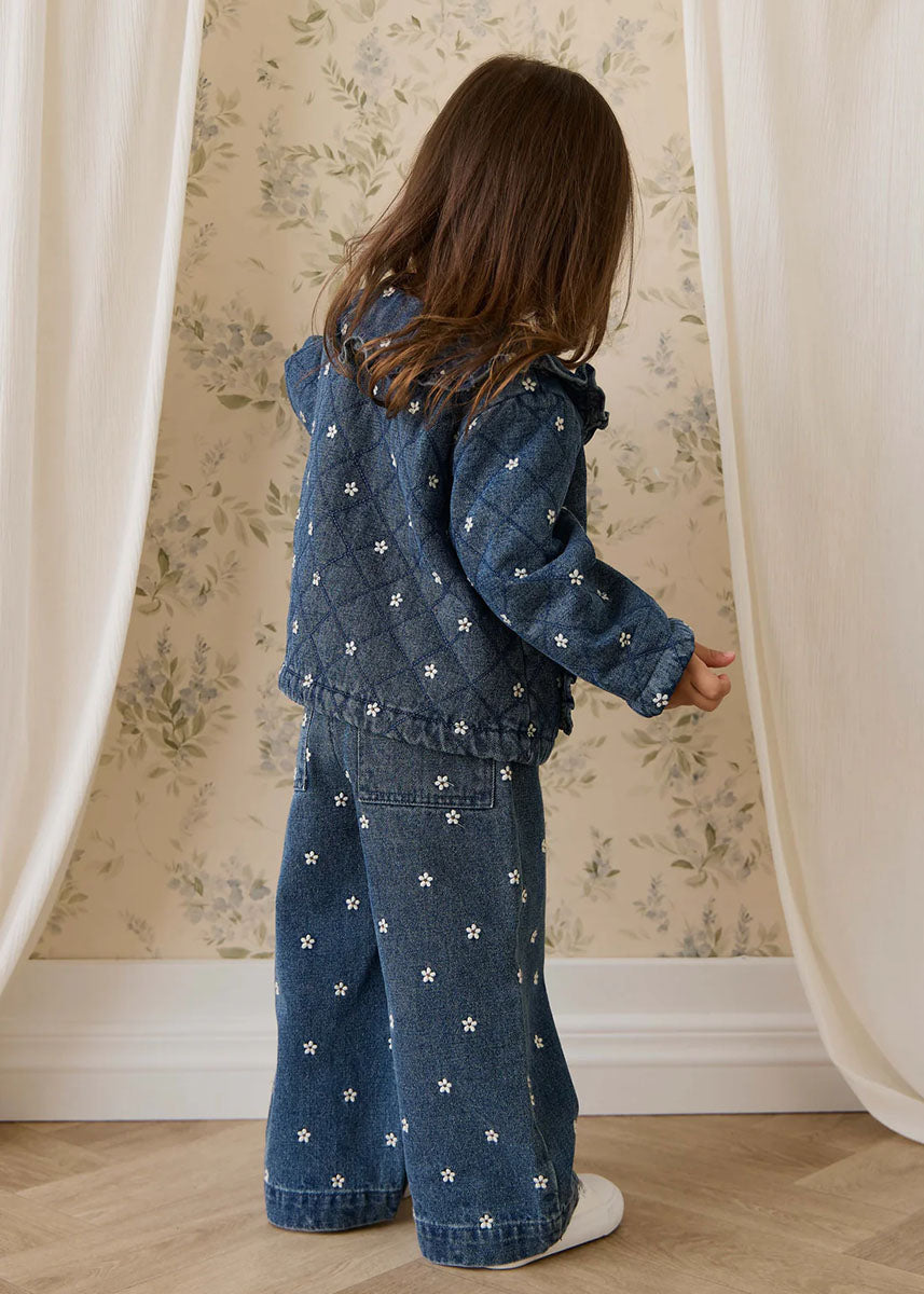 Amandine Jacket - Josie Floral Denim