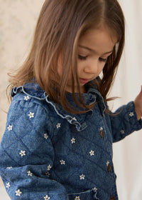Amandine Jacket - Josie Floral Denim