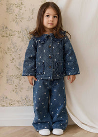 Amandine Jacket - Josie Floral Denim