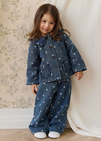 Amandine Jacket - Josie Floral Denim