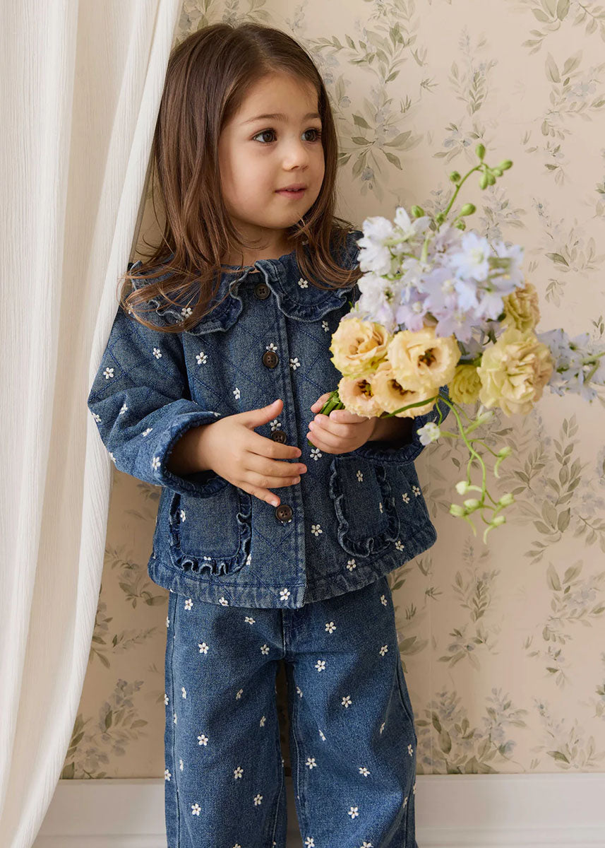 Amandine Jacket - Josie Floral Denim