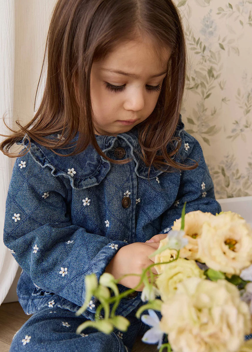 Amandine Jacket - Josie Floral Denim