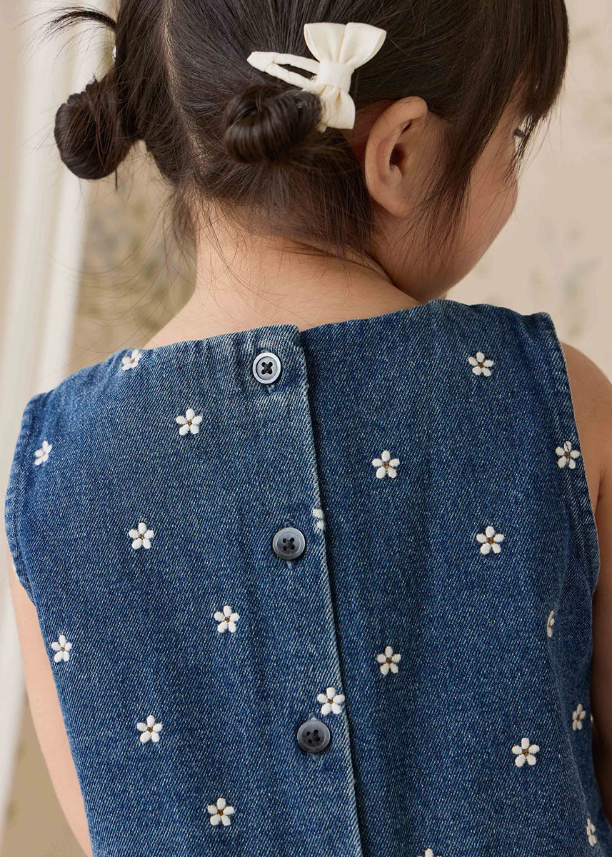 Etta Top - Josie Floral Denim