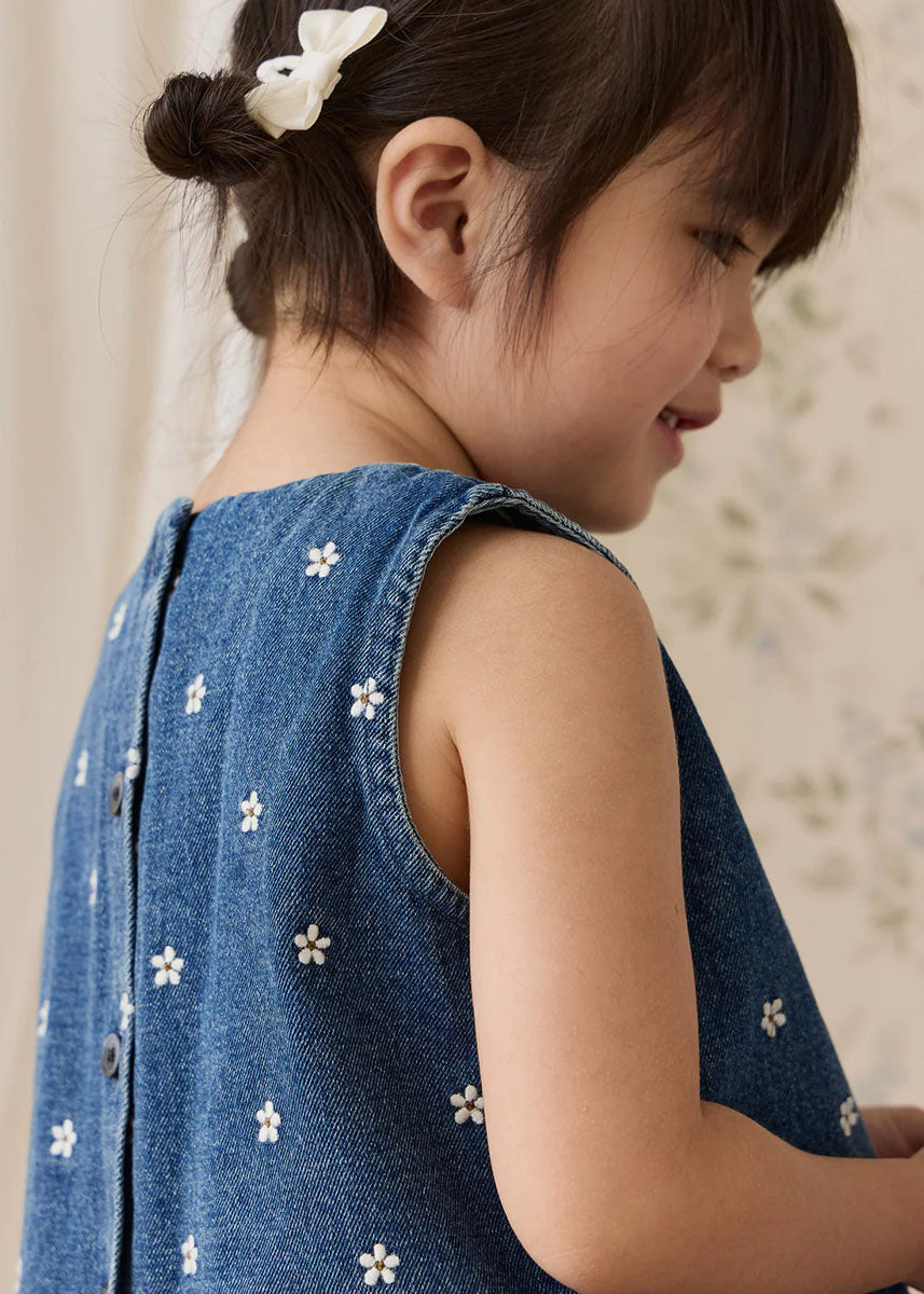 Etta Top - Josie Floral Denim