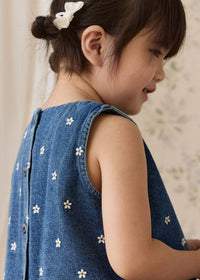 Etta Top - Josie Floral Denim