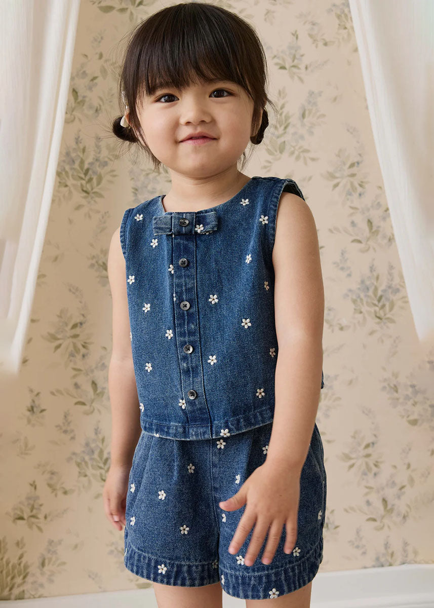 Jardine Short - Josie Floral Denim