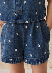Jardine Short - Josie Floral Denim