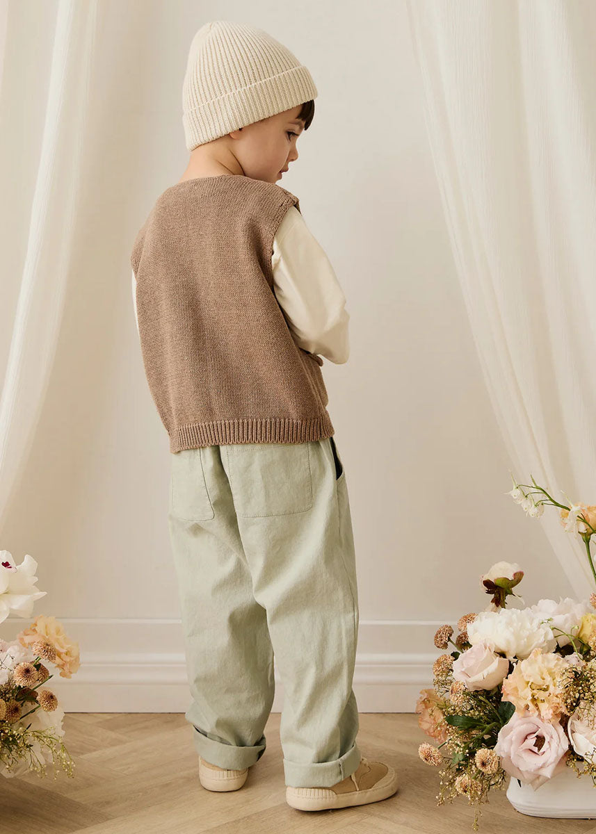 Ali Linen Pant - Lichen