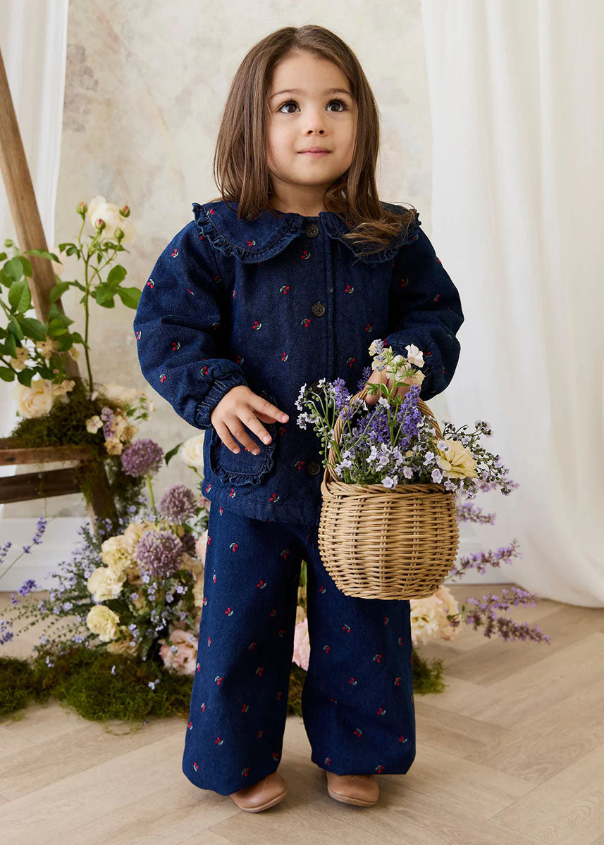 Amandine Pant - Cerise Denim