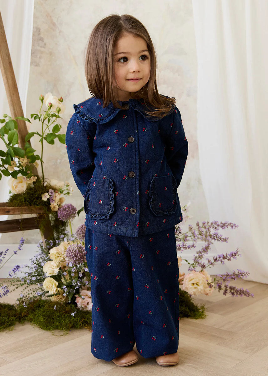 Amandine Pant - Cerise Denim