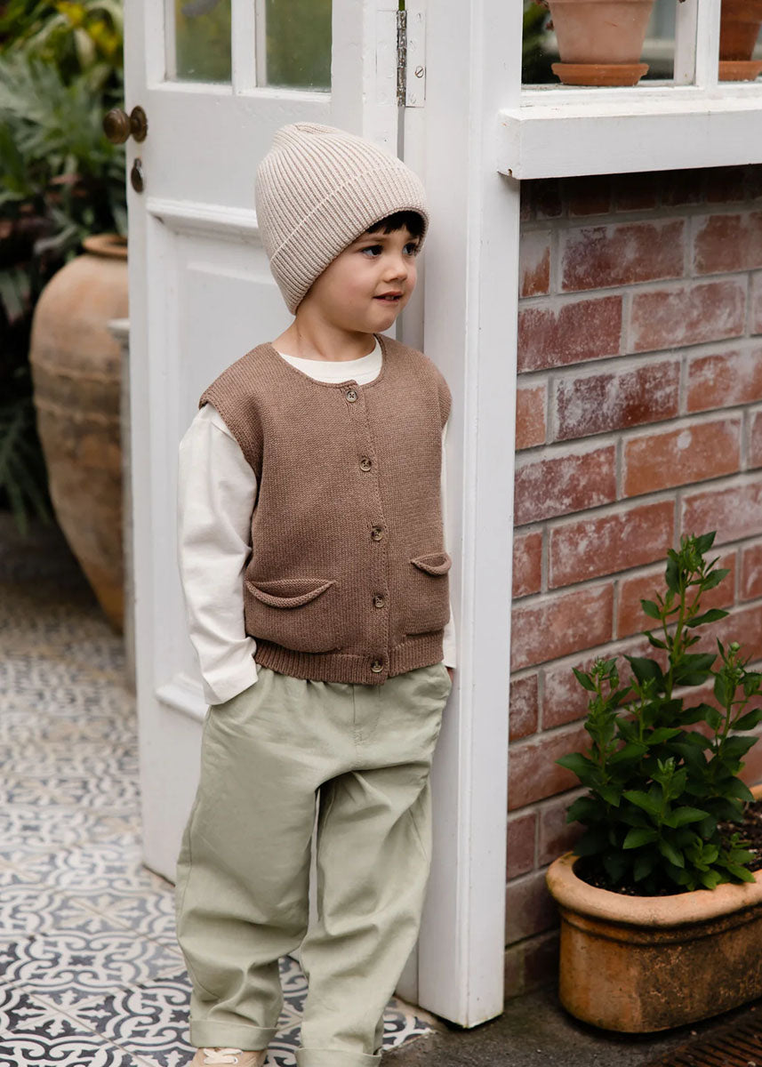 Ali Linen Pant - Lichen