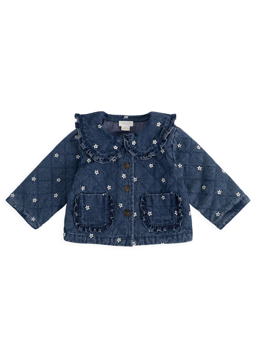 Amandine Jacket - Josie Floral Denim
