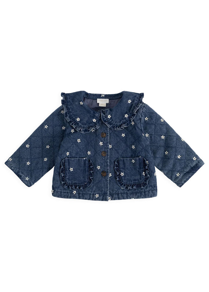 Amandine Jacket - Josie Floral Denim