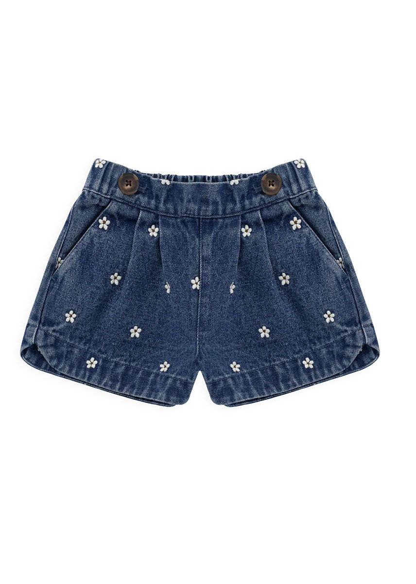 Jardine Short - Josie Floral Denim