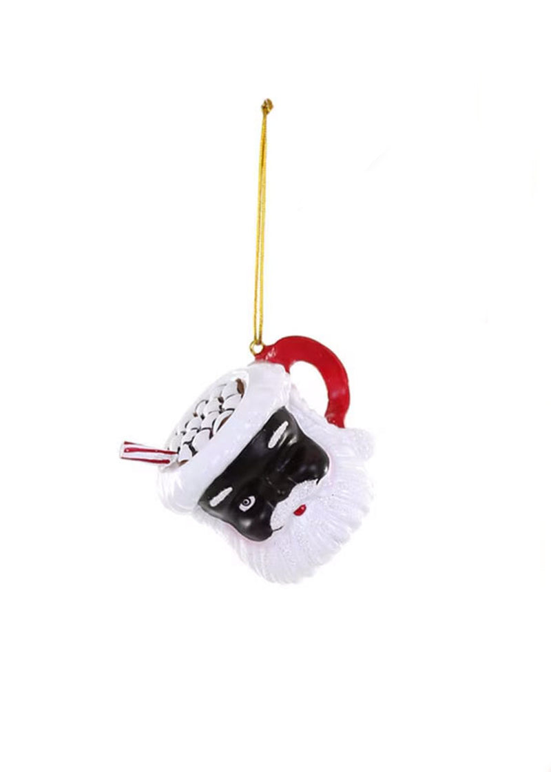 Jolly Santa Mug Ornament