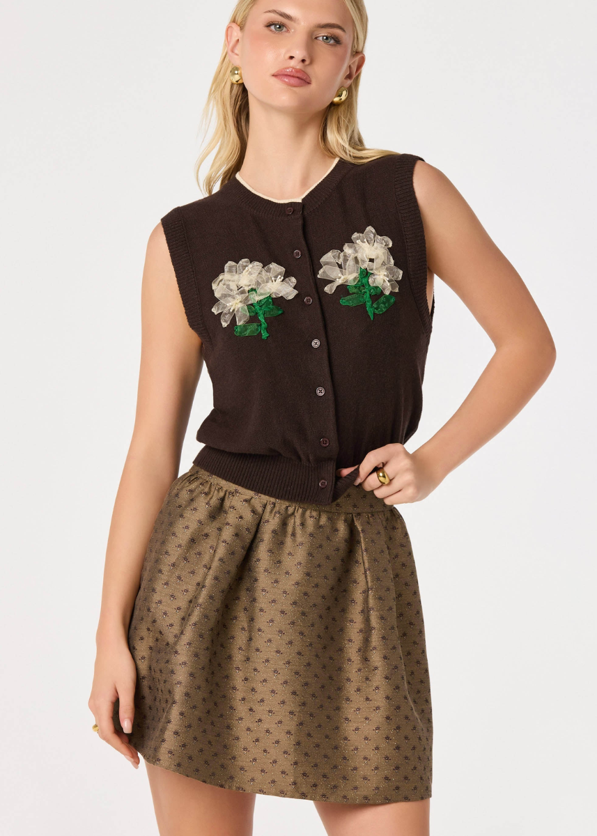 Kala Skirt - Brown Floral