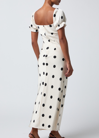 Keaton Puff Sleeve Maxi Dress - Ivory