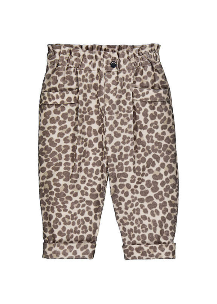 Kiana Corduroy Pants - Leopard