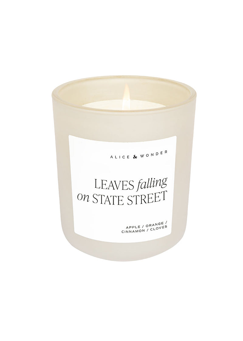 Leaves Falling On State Street Soy Candle - 15oz