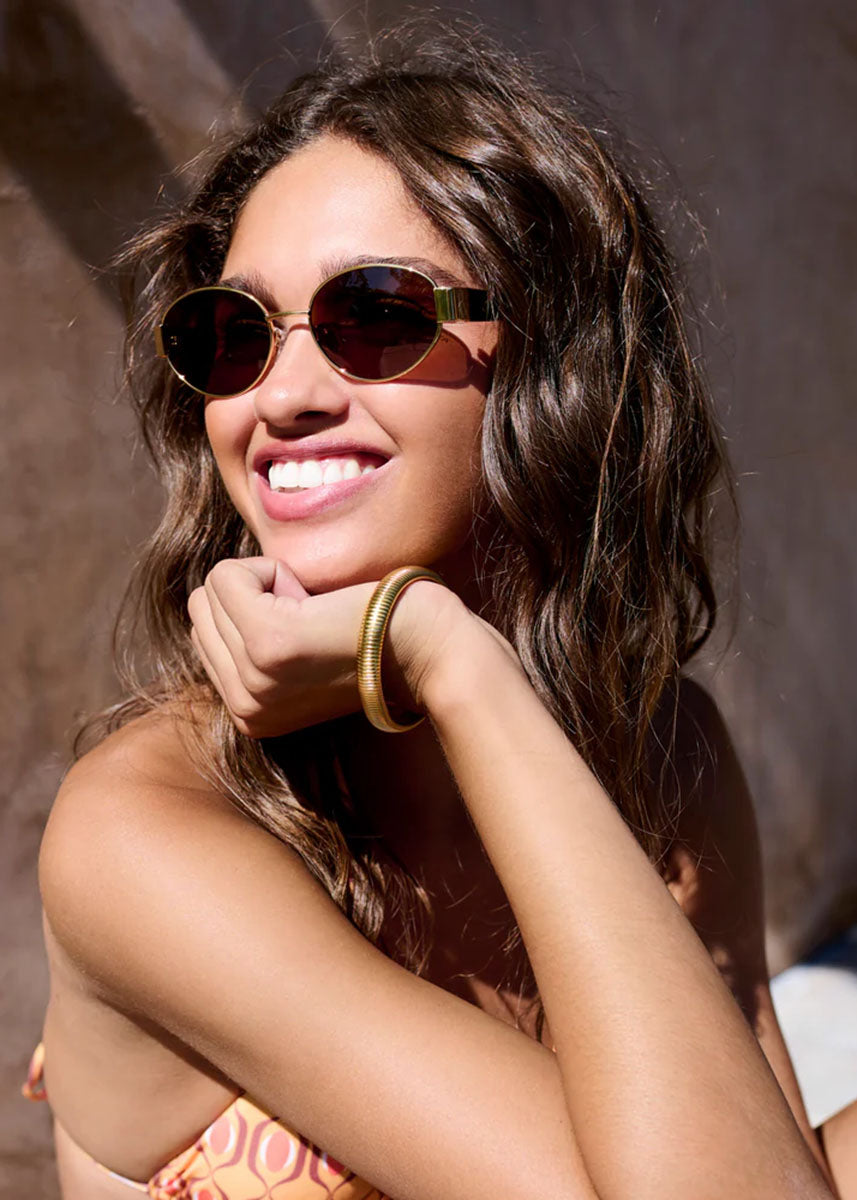 Lennox Sunnies - Gold Brown