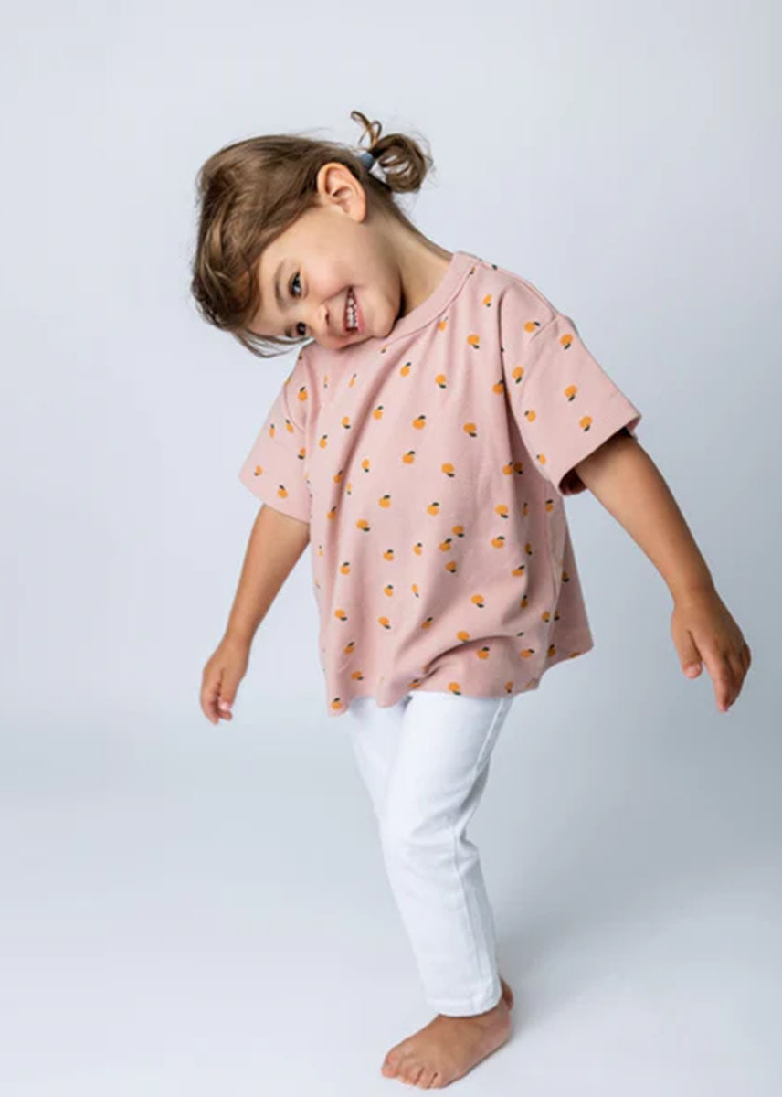 The Mandarin Tee - Mauve