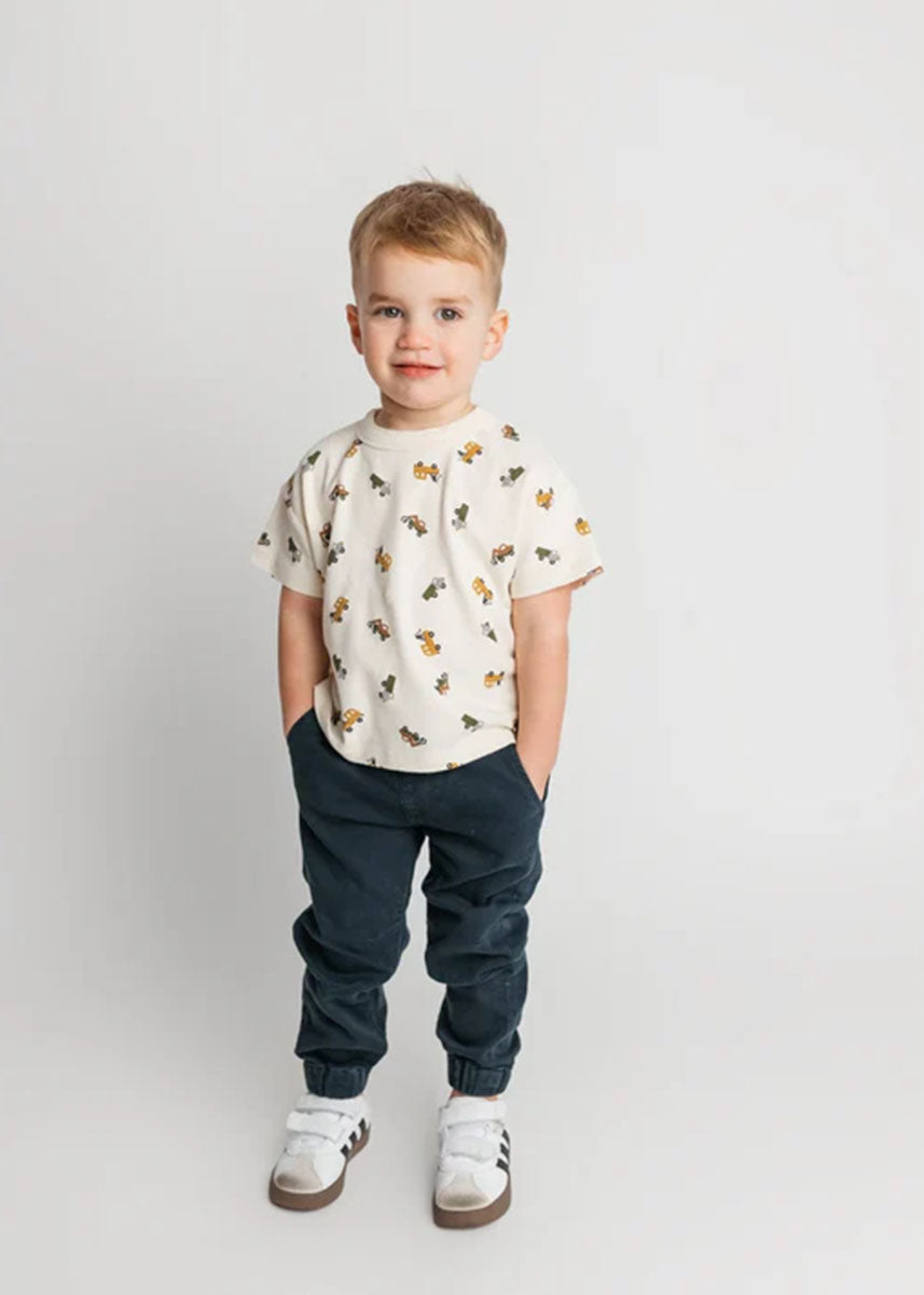 The Short Sleeve Truck Tee - Cream